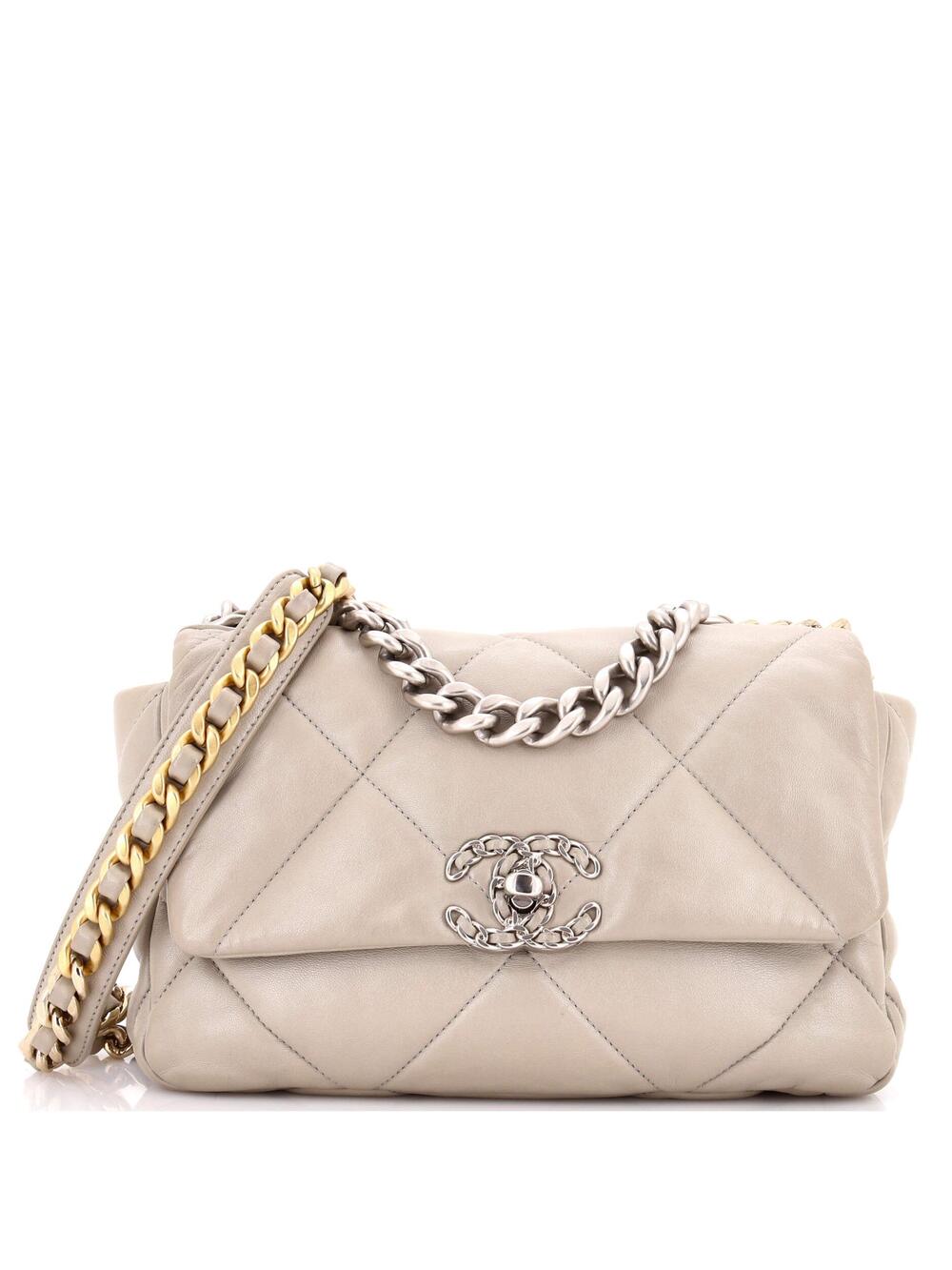 Chanel 19 Flap Bag Quilted Leather #256605C49B